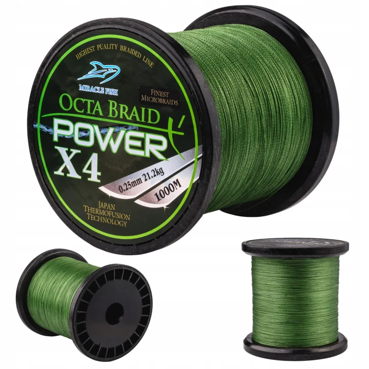 PLECIONKA OCTA BRAID Power X4 0,14mm 1000m 10 kg