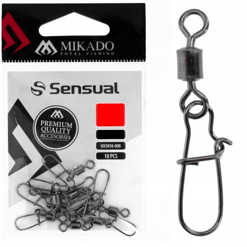 10x AGRAFKA SPINNINGOWA Z KRĘTLIKIEM No10 10 SZTUK MIKADO