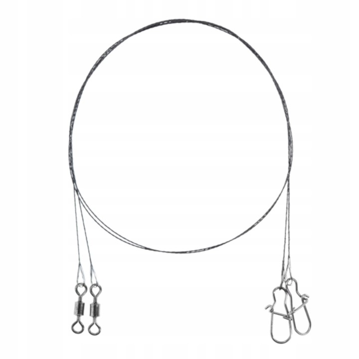 2x PRZYPON WOLFRAMOWY MIKADO JAWS MEDIUM 35cm/15kg 2 SZTUKI