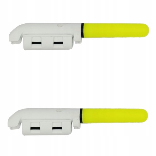 2x ŚWIETLIK ELEKTRONICZNY LED NA SZCZYTÓWKĘ FEEDER + BATERIA ZIELONY