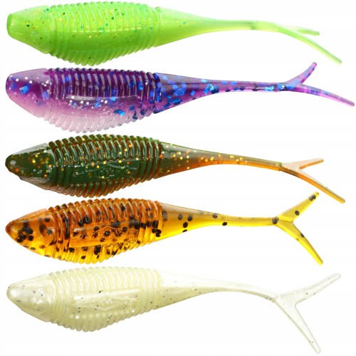 5x GUMA MIKADO FISH CRY JASKÓŁKA 5.5cm DROP SHOT 5 SZTUK