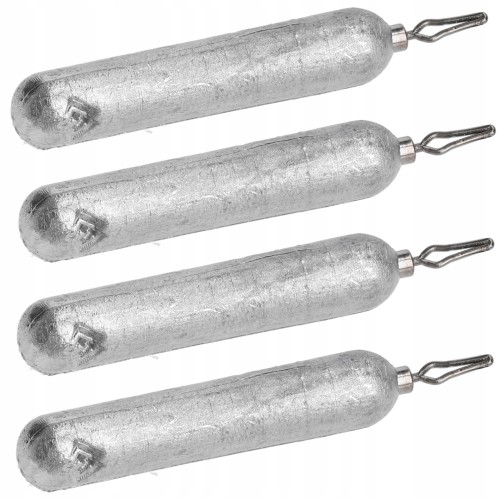 4x CIĘŻAREK CYLINDRYCZNY SPINNINGOWY ZACISKOWY DROP SHOT 5G