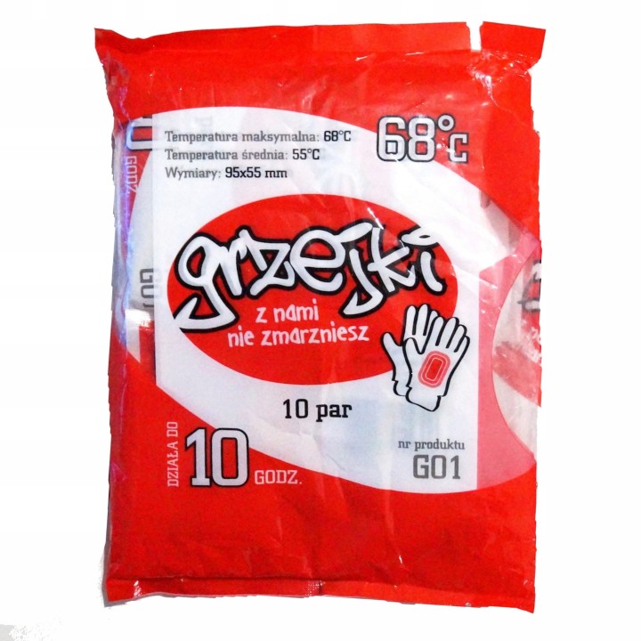 20x OGRZEWACZE CHEMICZNE 20 SZT DO RĄK DŁONI GRZEJKI NA ZIMĘ
