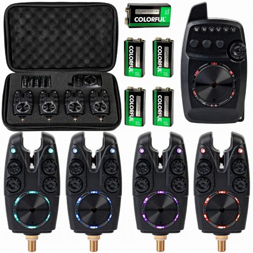 ZESTAW SYGNALIZATORÓW 4+1 PRO FL LED MULTICOLOR CENTRALKA