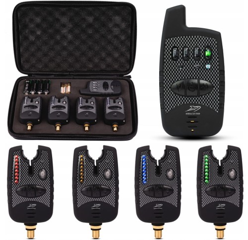 ZESTAW SYGNALIZATORÓW Z CENTRALKĄ 4+1 LINIA LED MIRACLE FISH