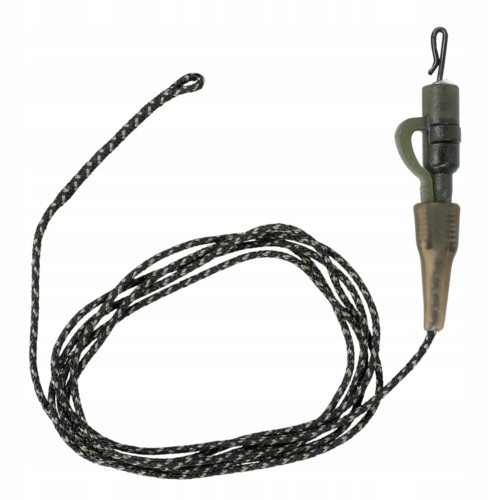 2x PRZYPON MIKADO LEADCORE BEZPIECZNY KLIPS 80CM DO SZYBKIEJ WYMIANY