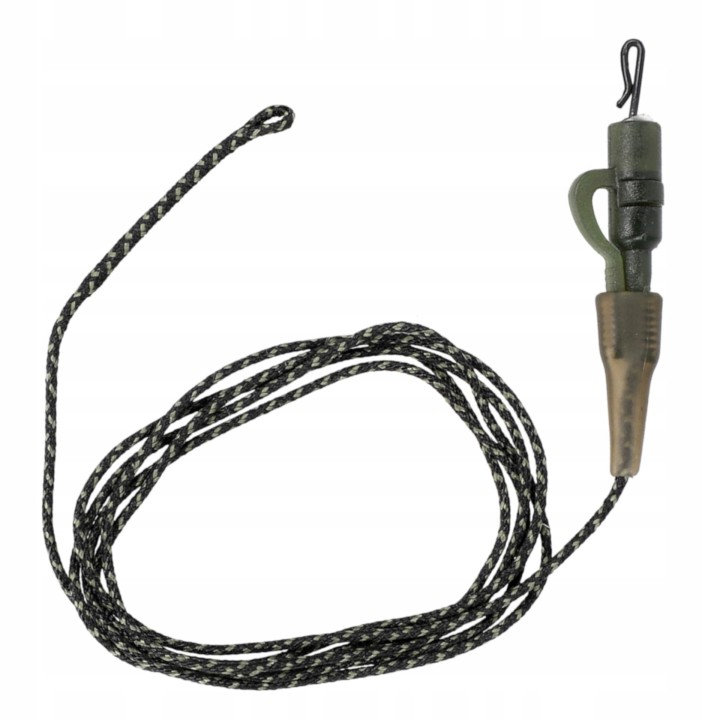 2x PRZYPON MIKADO LEADCORE BEZPIECZNY KLIPS 80CM DO SZYBKIEJ WYMIANY