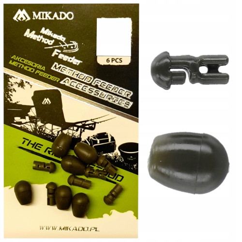 6x ŁĄCZNIK MIKADO CONNECTOR L DO PRZYPONU METHOD FEEDER