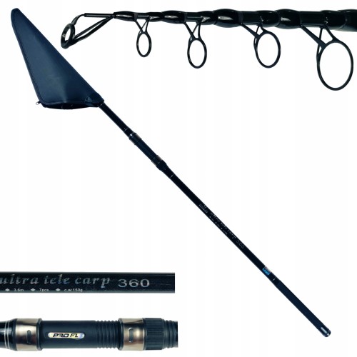 WĘDKA ULTRA TELE CARP 360 FL PRO KARPIOWA TELESKOP 3,6m CW 150g