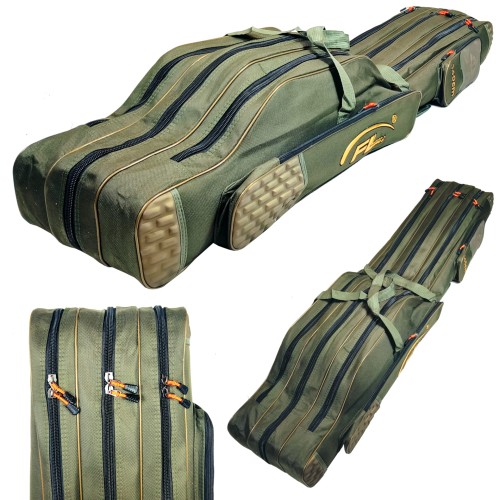 POKROWIEC WĘDKARSKI FL 150 cm 3 Komory USZTYWNIANY