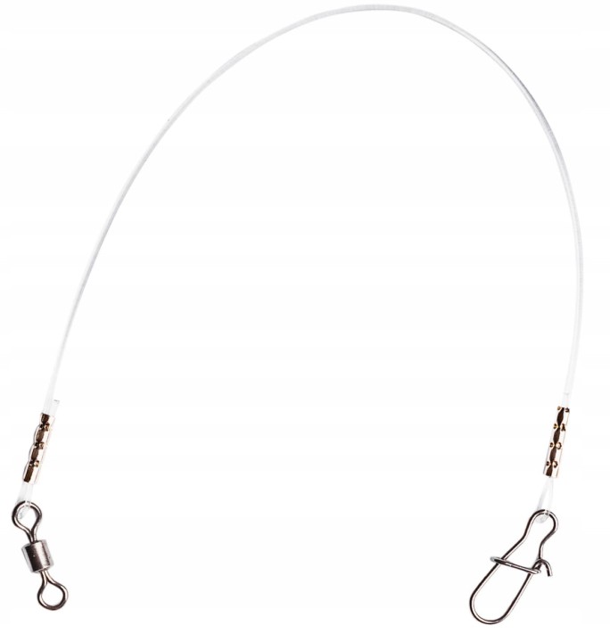 2x PRZYPON FLUOROCARBON 45CM/23KG DWIE SZTUKI
