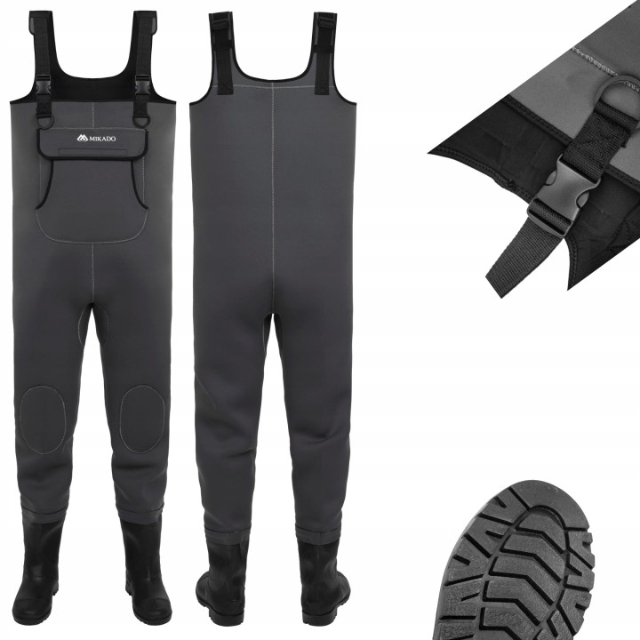 SPODNIOBUTY NEOPRENOWE MIKADO NEW 2026 - ROZMIAR 46