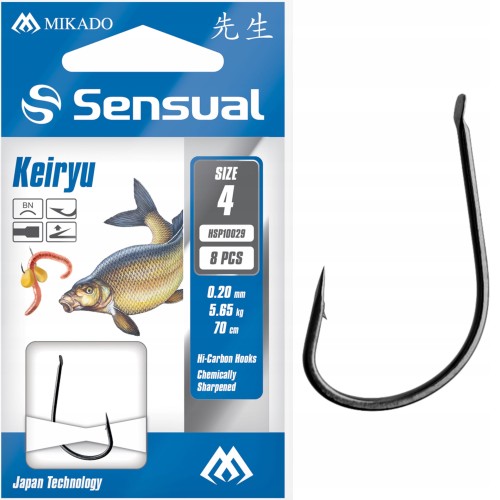 8x HACZYK Z PRZYPONEM no8 MIKADO KEIRYU 8 SZTUK HACZYK no8