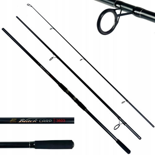 WĘDKA KARPIOWA BLACK CARP 360 3.5 LBS MIRACLE FISH 360CM