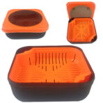 PUDEŁKO POJEMNIK + SITKO DO MOCZENIA PELLETU 1,25 l NA PRZYNĘTY METHOD MIX